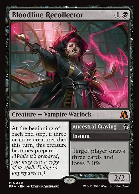 Bloodline Recollector Magic: The Gathering card from Reality Fracture