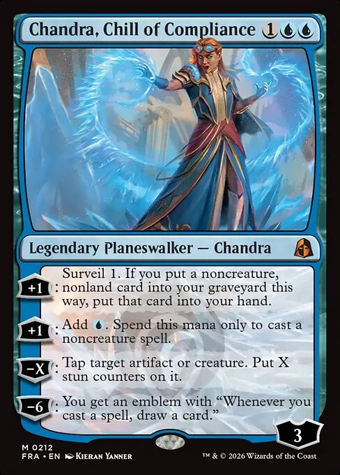 Chandra, Chill of Compliance Magic: The Gathering card from Reality Fracture